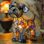 Luís | Candeeiro Schnauzer em Vitral