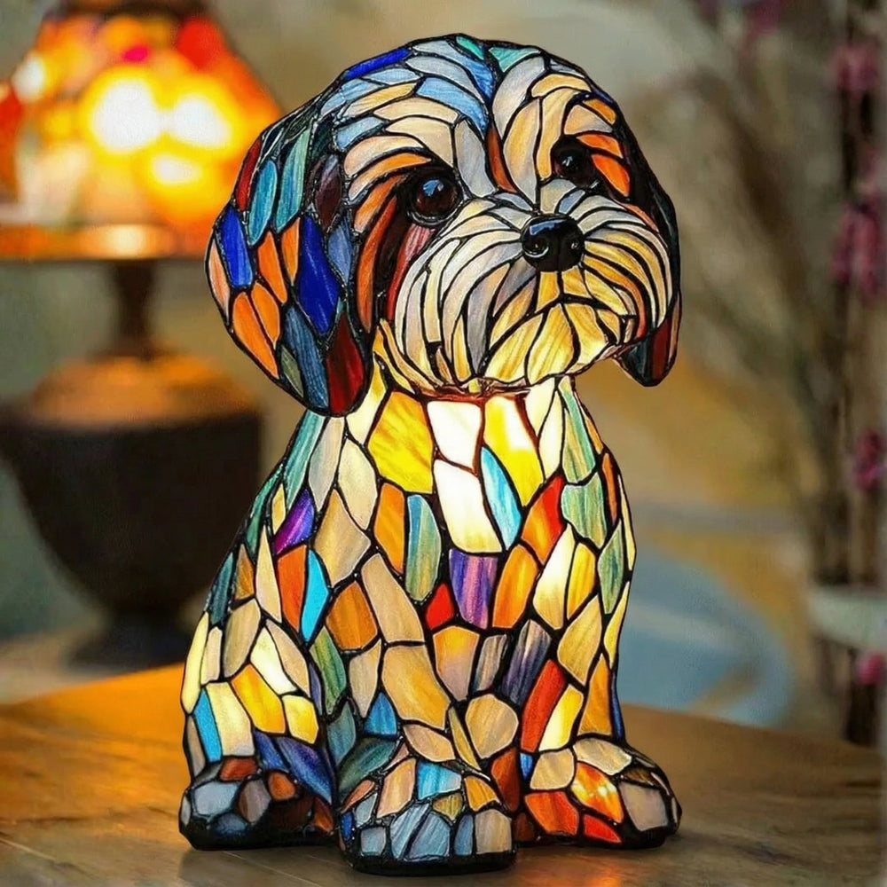 Martim | Candeeiro Shih Tzu em Vitral