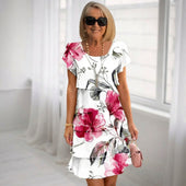 Carla - Vestido Elegante de Conforto com Rendas