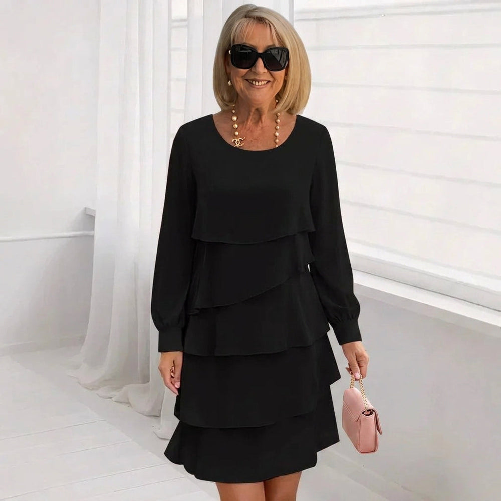Margarida - Vestido Ruffle de Conforto Elegante