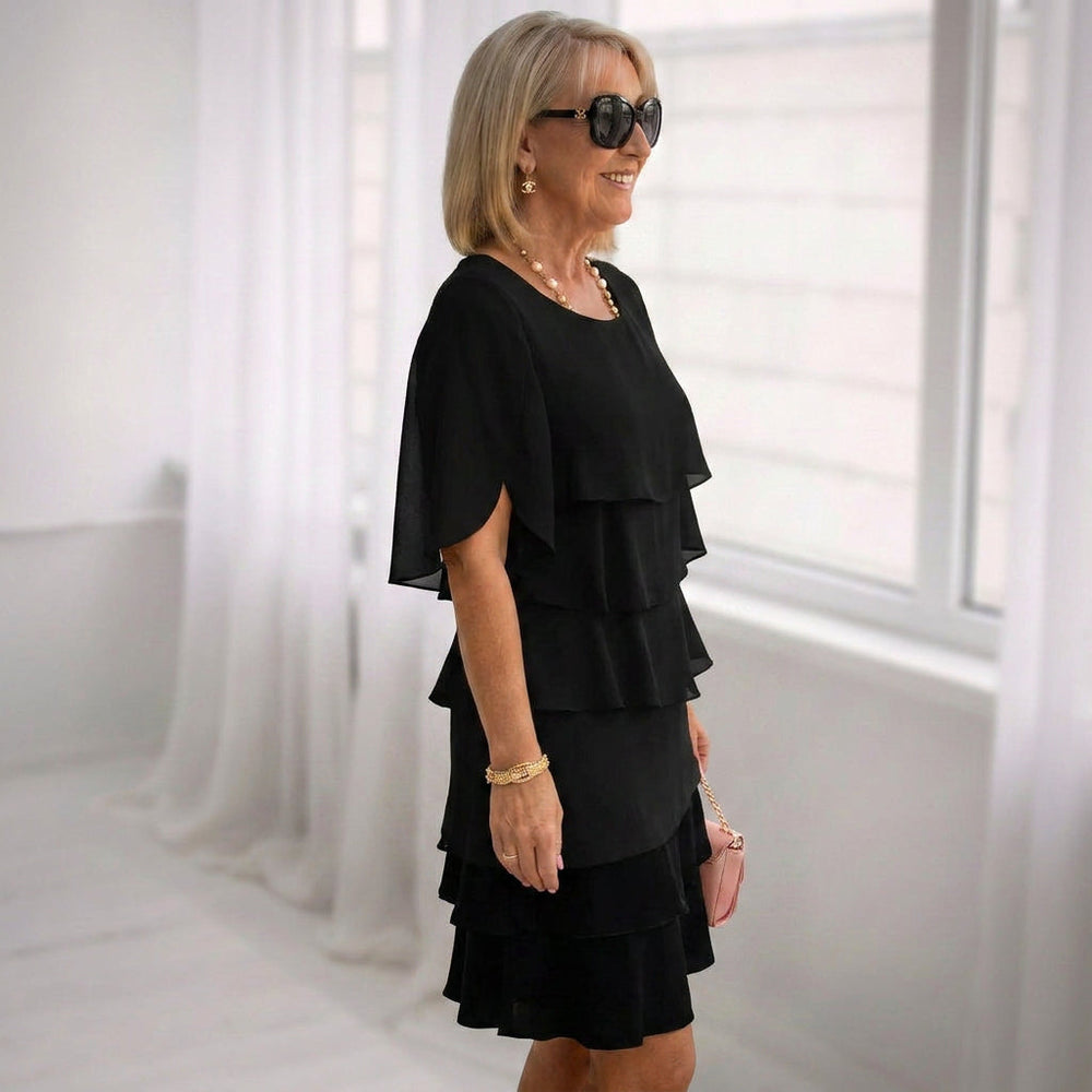 Patricia - Vestido Elegante de Conforto com Rendas