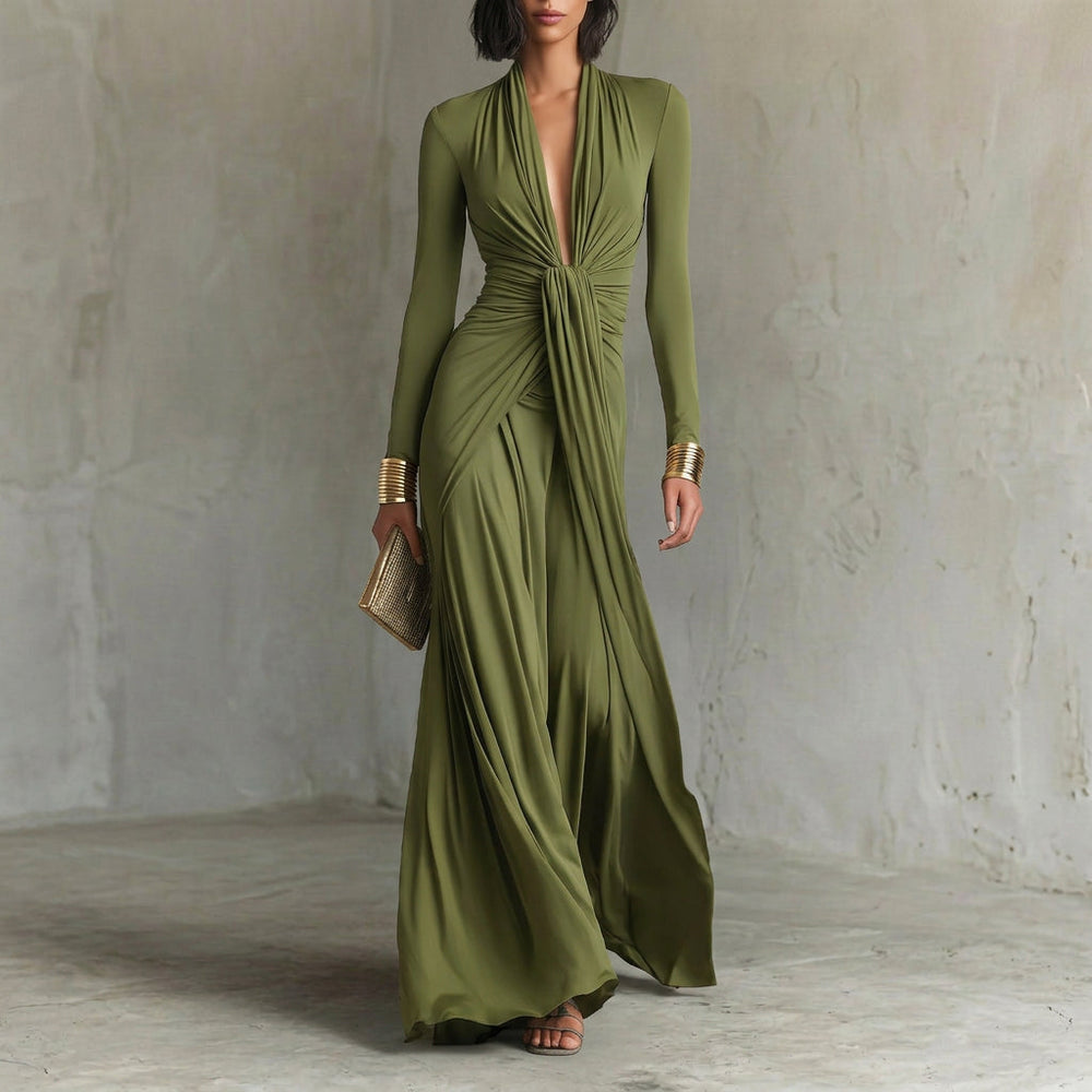 Ariana - Vestido maxi glamoroso