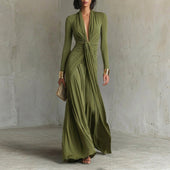 Ariana - Vestido maxi glamoroso