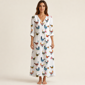 Abril – Dolga boho obleka