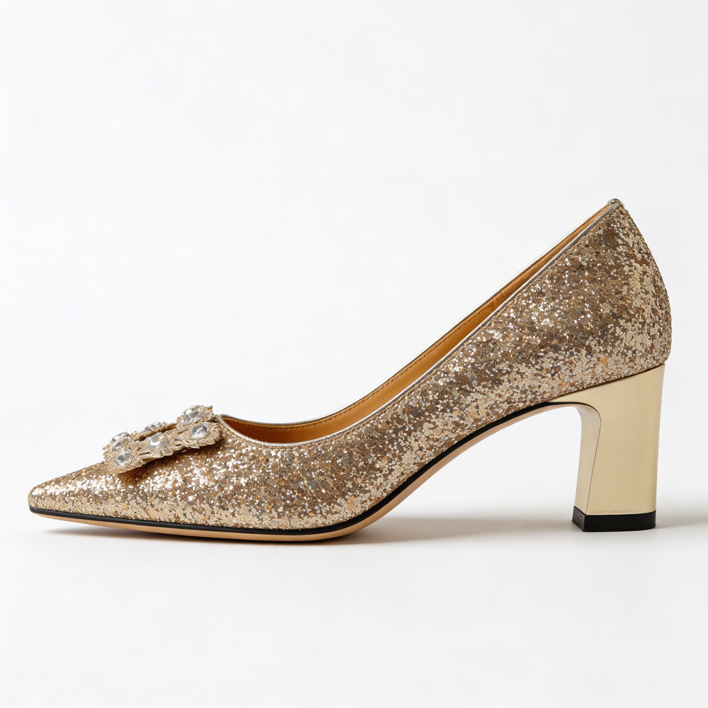 Madalena - Sapatos ortopédicos com glitter