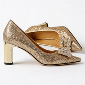 Madalena - Sapatos ortopédicos com glitter