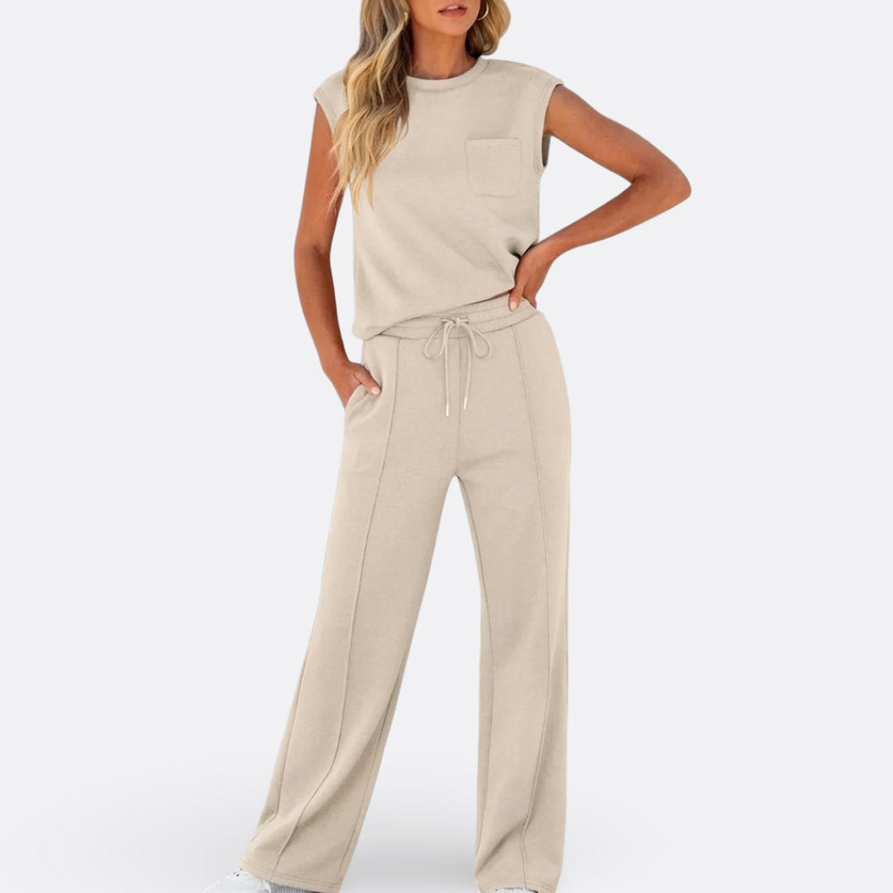 Íris - Conjunto Casual Em Tecido Suave Lounge