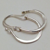 Vintage-Ohrringe (Creates) aus Silber