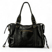 Pevná hladká crossbody kabelka