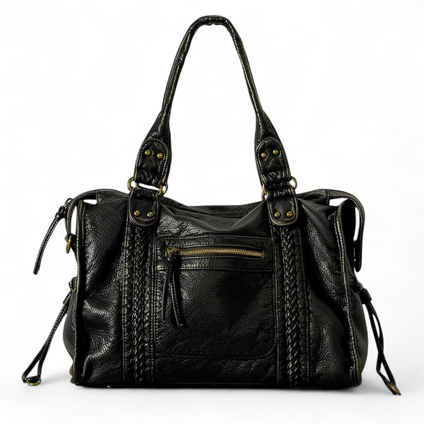 Pevná hladká crossbody kabelka