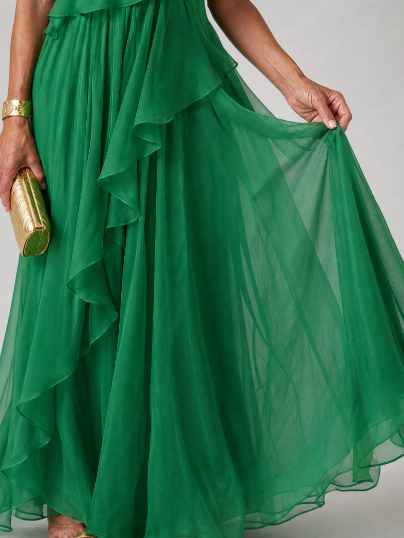 Vitória | Vestido Comprido de Um Ombro
