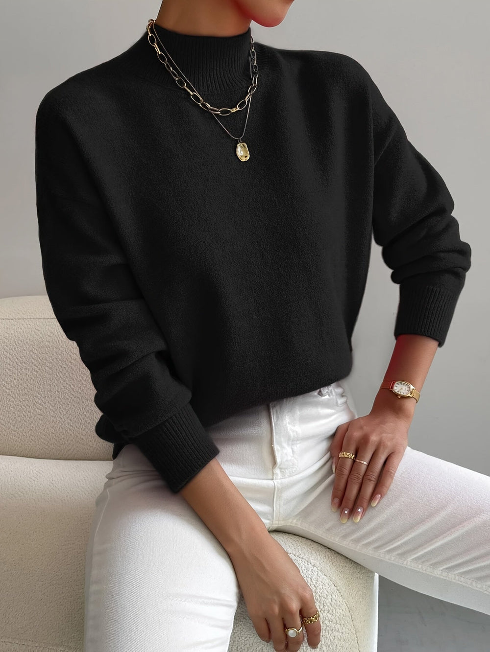 Gertrud – Eleganten pleten pulover
