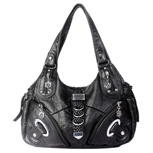 Klasická hladká crossbody kabelka