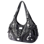 Klasická hladká crossbody kabelka