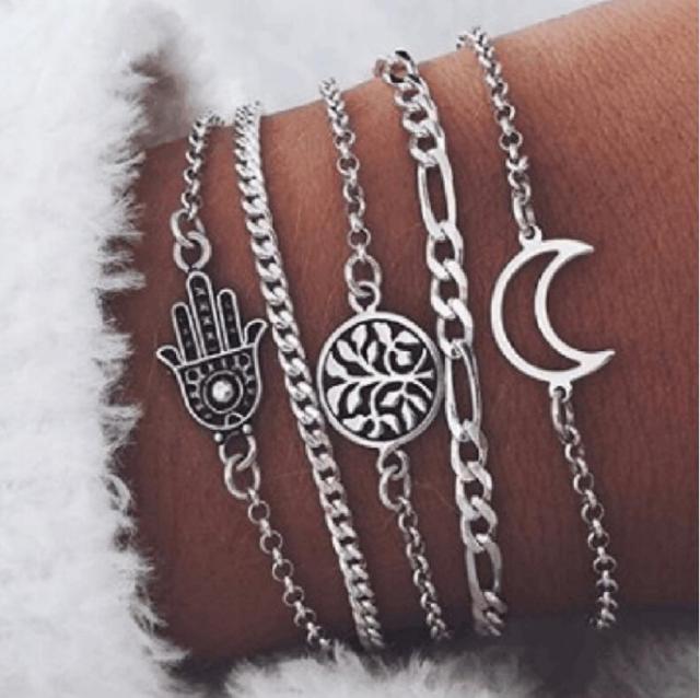 Leocádia | Conjunto de 5 Pulseiras