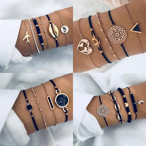 Leocádia | Conjunto de 5 Pulseiras