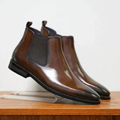 Pedro - Botins Chelsea em Couro