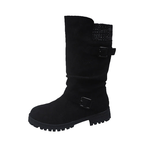 Nina — Botas Franzidas até ao Meio da Perna