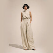 Elisa - Macacão Elegante de Cintura Alta
