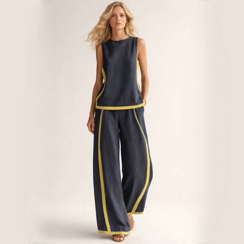 Sara - Conjunto Elegante com Pernas Largas
