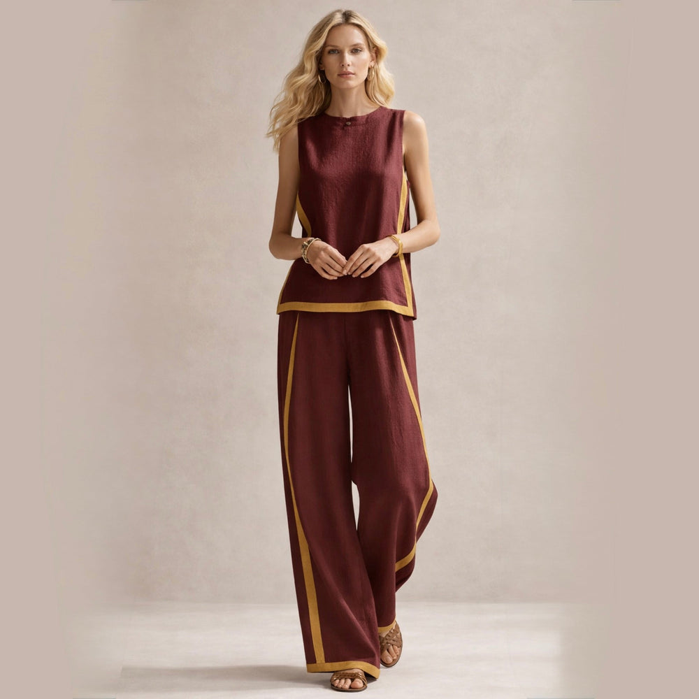 Sara - Conjunto Elegante com Pernas Largas