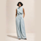 Elisa - Macacão Elegante de Cintura Alta