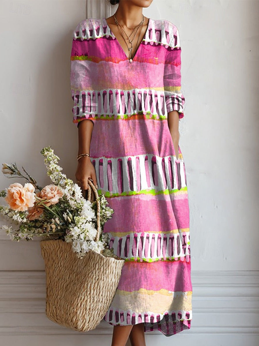 Alicia – Dolga boho obleka