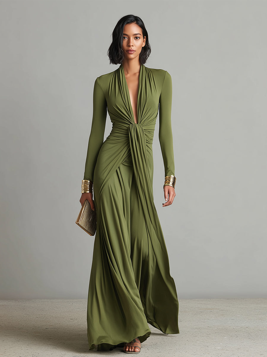 Ariana - Vestido maxi glamoroso