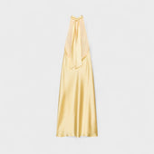 Gala - Satenasta halter obleka