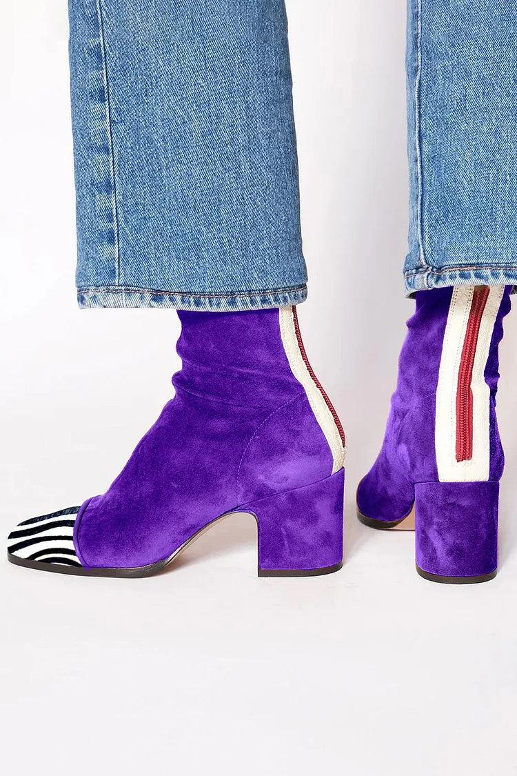 Aurélie | Botins Estampados Arrojados