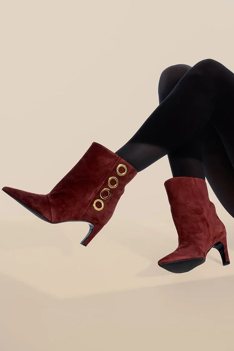 Pauline | Botas de Bico Fino Elegantes