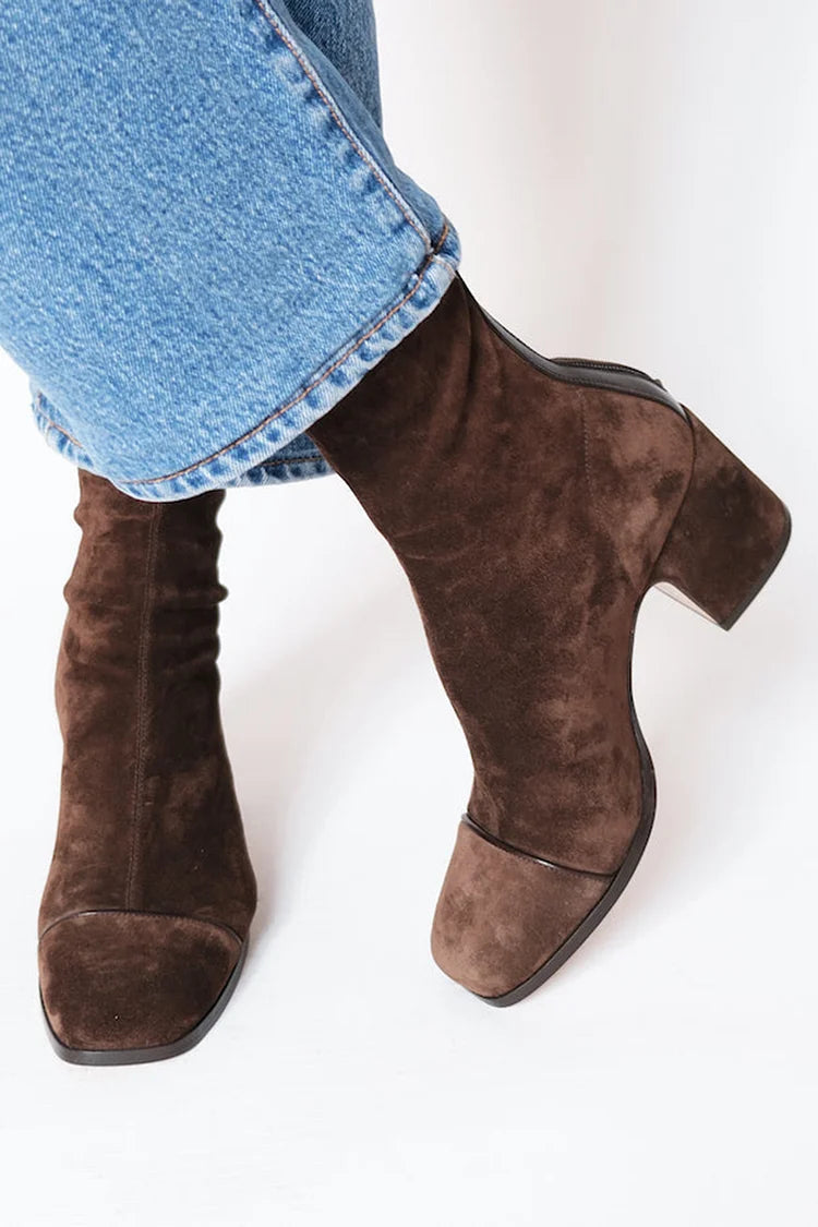 Margaux | Botins de Camurça Elegantes