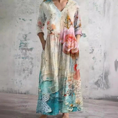 Patrícia - Vestido Floral de Verão