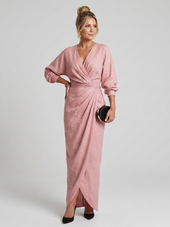 Sónia | Vestido Midi Traçado Drapeado