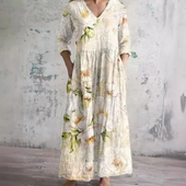Ana - Vestido Floral de Verão