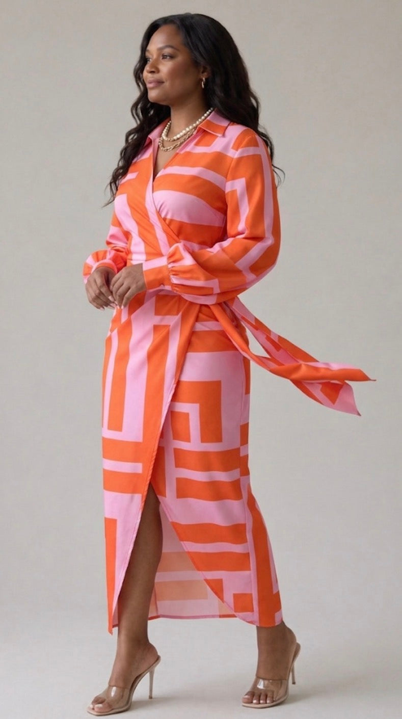 Eloísa | Vestido Traçado Estampado