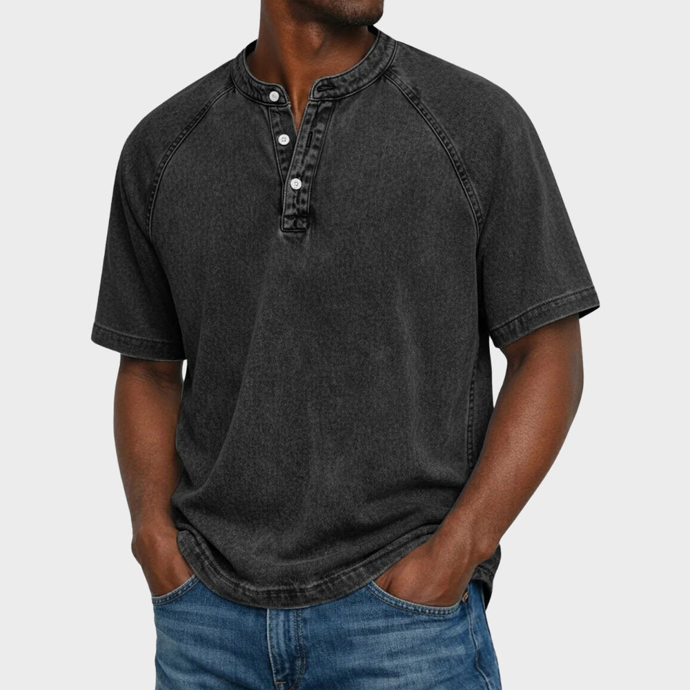 Pedro - T-shirt Vintage com Botões