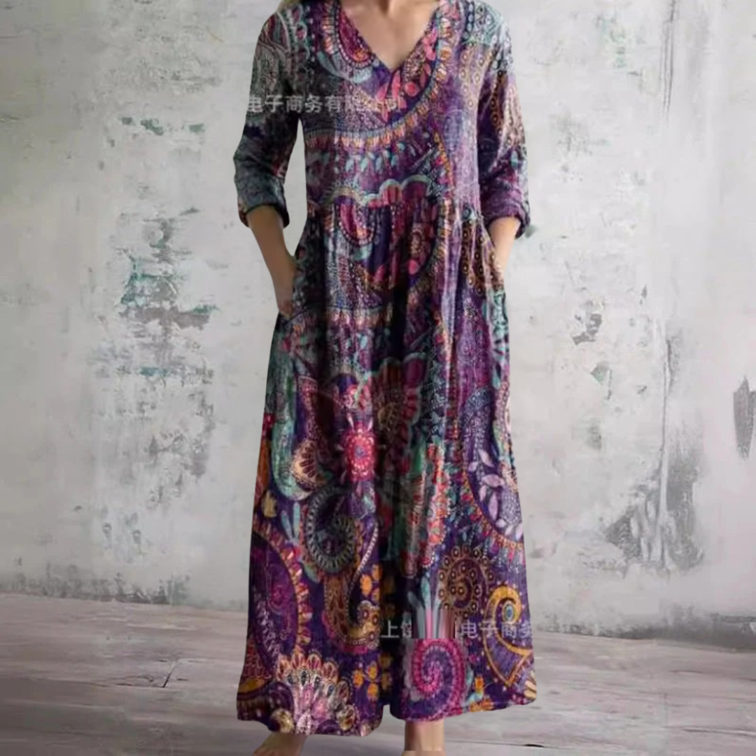 Maria - Vestido Floral de Verão