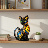 Felino Gracioso | Figura Luminosa de Gato