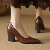 Júlia | Sapatos Clássicos de Salto Largo