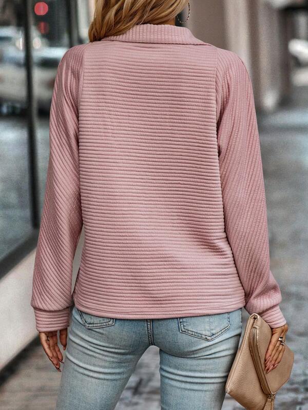 Dani | Camisola com Decote em V e Fecho