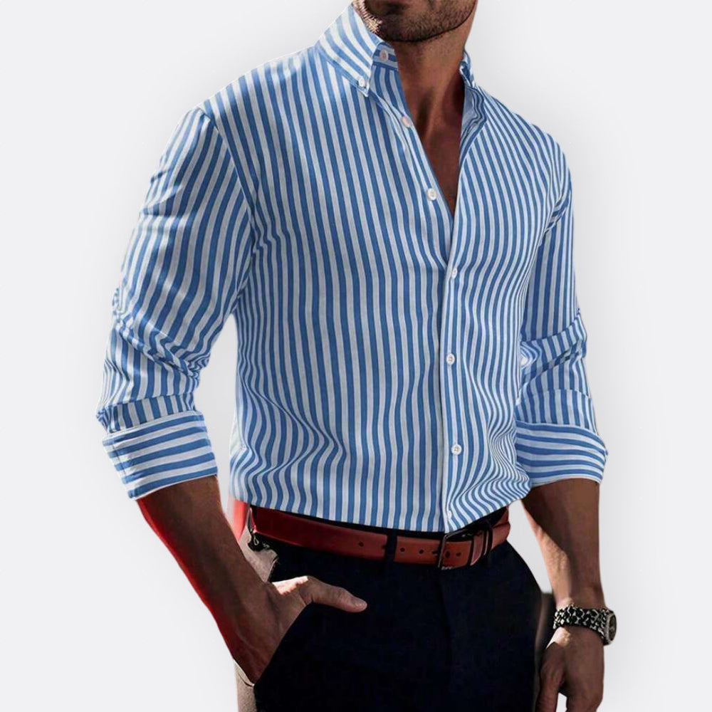 Artur - Camisa Clássica às Riscas