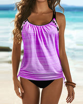 Augusta - Tankini uni com estampado de leopardo