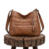 Rosalia’s Multi-Zip Carry | Shoulder Bag