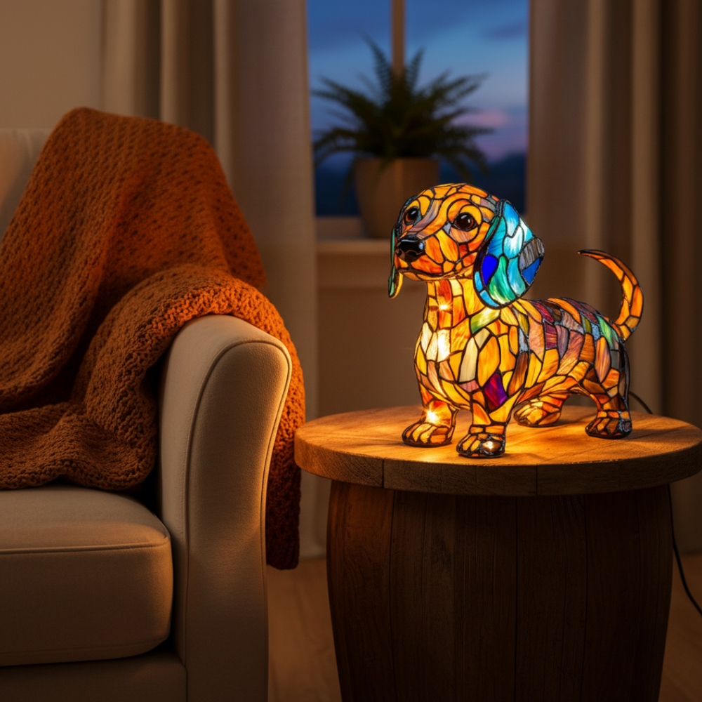 Teckel Radiante | Figura Luminosa Decorativa