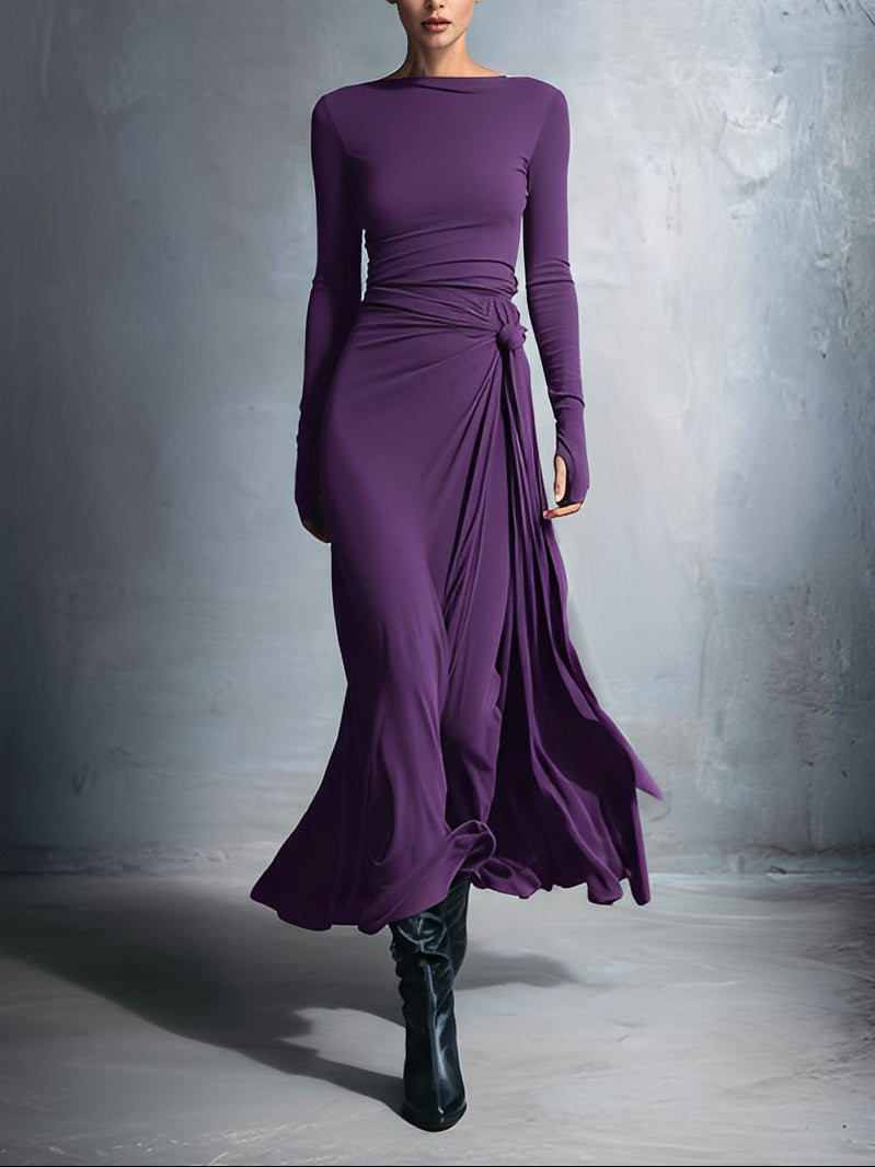 Mariana | Vestido Maxi com Laço Lateral