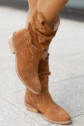 Clémence | Botins Flexíveis de Camurça