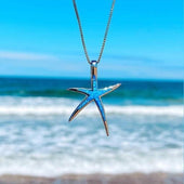 Cremilde | Colar Estrela-do-Mar Opala Azul