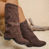 Noémie | Botas Altas de Camurça