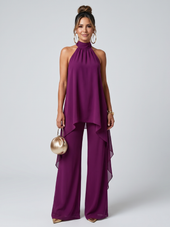 Marlene | Conjunto de Duas Peças Fluido com Decote Halter